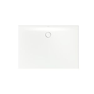 Bette BetteFloor Side zone de douche 3386-440PLUS 140x100cm, glaçure, neige