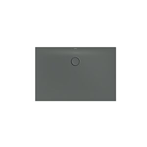 Bette BetteFloor Side zone de douche 3387-403AE 120x80cm, antidérapant / Pro , fumée