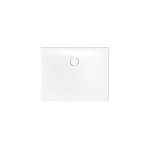 Bette BetteFloor Side zone de douche 3388-440PLUS 100x80cm, glaçure, neige