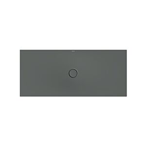 Bette BetteFloor Duschfläche 5948-403PLUS,T1 160x70cm, Glasur, Mini-Wannenträger, smoke