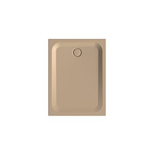 Bette BetteUltra Duschwanne 1260-425AE 120x90x3,5cm, Antirutsch/Pro, greige