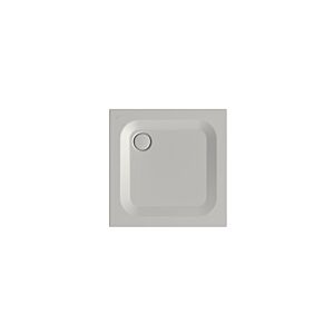 Bette BetteUltra Duschwanne 1589-410AE 85x85x2,5cm, Antirutsch/Pro, silver