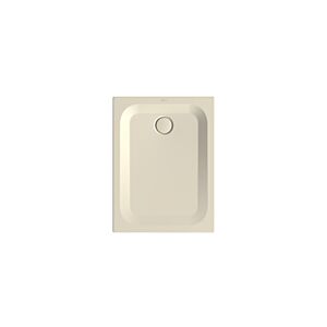 Bette BetteUltra douche 1650-001T 100x75x2.5cm, support de baignoire, pergamon