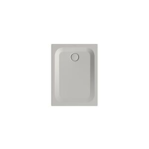 Bette BetteUltra shower tray 1650-410T 100x75x2.5cm, tub support, silver
