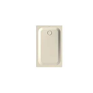 Bette BetteUltra Duschwanne 1670-001T 120x75x3,5cm, Wannenträger, pergamon