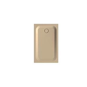 Bette BetteUltra Duschwanne 1670-003T 120x75x3,5cm, Wannenträger, bahamabeige