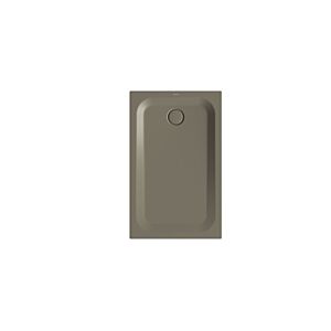 Bette BetteUltra Duschwanne 1670-404T 120x75x3,5cm, Wannenträger, graphite