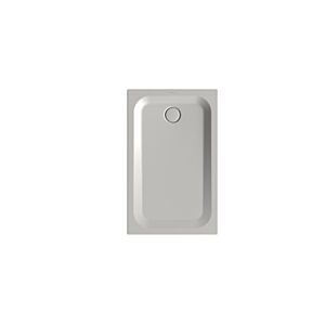 Bette BetteUltra Duschwanne 1670-410AE 120x75x3,5cm, Antirutsch/Pro, silver