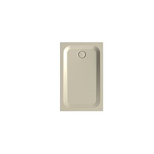 Bette BetteUltra Duschwanne 1670-422T 120x75x3,5cm, Wannenträger, beige