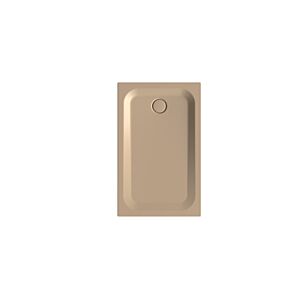 Bette BetteUltra douche match0 1670-425AE 120x75x3,5cm, antidérapant / Pro , greige