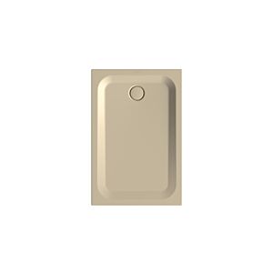 Bette BetteUltra Duschwanne 1680-424T 120x80x3,5cm, Wannenträger, sand