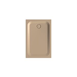 Bette BetteUltra douche 1680-425T 120x80x3.5cm, support de baignoire, greige