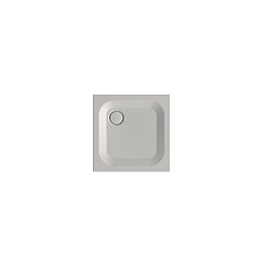Bette BetteUltra shower tray 5719-410AE 70x70x2.5cm, anti-slip / Pro , silver