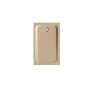 Bette BetteUltra Duschwanne 5786-003AE 130x80x3,5cm, Antirutsch/Pro, bahamabeige