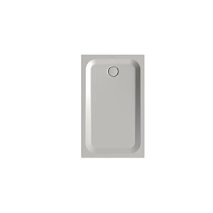 Bette BetteUltra Duschwanne 5786-410AE 130x80x3,5cm, Antirutsch/Pro, silver