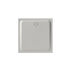 Bette BetteUltra Duschwanne 5826-410AE 130x130x3,5cm, Antirutsch/Pro, silver