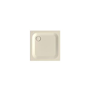 Bette BetteUltra douche 5830-001T 80x80x2.5cm, support de baignoire, pergamon