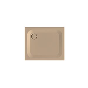 Bette BetteUltra shower tray 5840-425T 90x75x2.5cm, tub support, greige