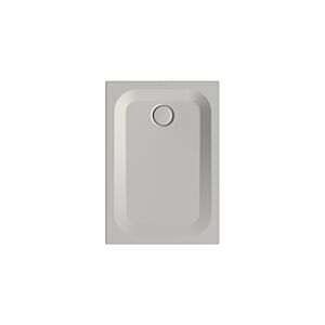 Bette BetteUltra Duschwanne 5879-410AE 100x70x2,5cm, Antirutsch/Pro, silver