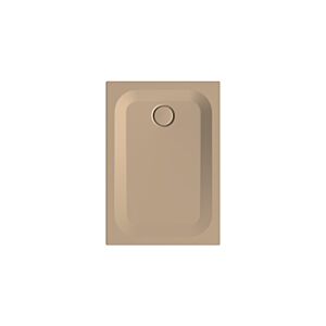 Bette BetteUltra Duschwanne 5879-425T 100x70x2,5cm, Wannenträger, greige