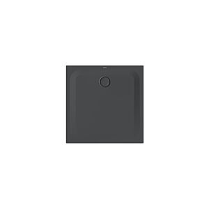 Bette BetteUltra shower tray 5940-400T 100x100x2.5cm, tub support, raven