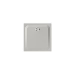 Bette BetteUltra shower tray 5940-410AE 100x100x2.5cm, anti-slip / Pro , silver