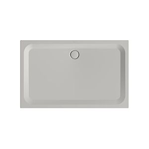 Bette BetteUltra shower tray 5967-410AE 160x100x3.5cm, anti-slip / Pro , silver
