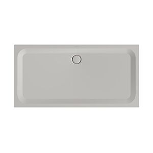 Bette BetteUltra shower tray 5982-410AE 180x90x3.5cm, anti-slip / Pro , silver
