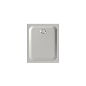 Bette BetteUltra Duschwanne 8630-410T 110x90x3,5cm, Wannenträger, silver