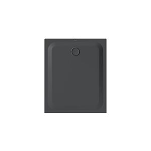 Bette BetteUltra shower tray 8660-400AE 120x100x3.5cm, anti-slip / Pro , raven