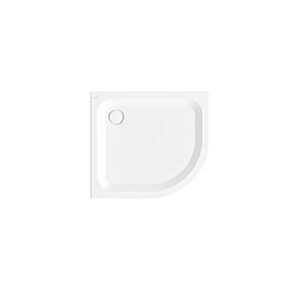 Bette BetteCorner douche 8119-004 75x90x3,5cm, pieds inégaux, blanc noble