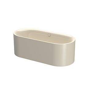 Bette BetteLux Oval silhouette baignoire 3465-001CFXXS pergamon, 170x75x45cm, à poser