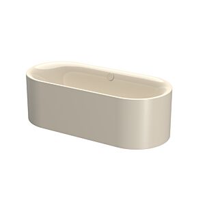 Bette BetteLux Oval silhouette baignoire 3466-001CFXXS pergamon, 180x80x45cm, à poser
