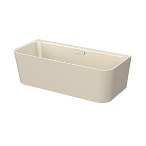Bette BetteArt bathtub 3480-001CWVHK pergamon, 180x80x42cm, installation in front of the wall