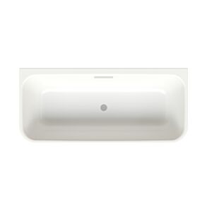 Bette BetteArt Badewanne 3480-440CWVHK snow, 180x80x42cm, Einbau vor der Wand