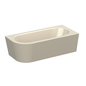 Bette BetteStarlet V Silhouette Badewanne 6700-001CELVK pergamon, 185x85x42cm, mit Schürze