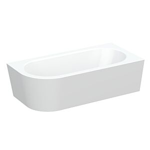 Bette BetteStarlet V Silhouette Badewanne 6720-000CELVK weiß, 195x95x42cm, mit Schürze