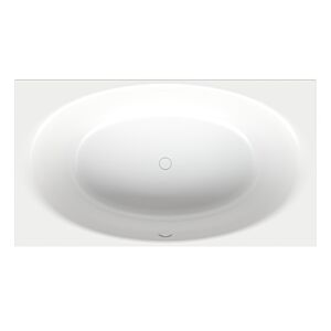 Bette BetteEve Badewanne 6042-004PLUS 180x100x45cm, Glasur, edelweiß