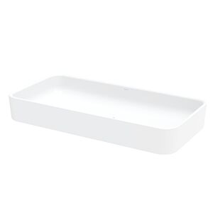 Bette Art lavabo A182000 blanc, 80x40x11cm, sans trou de coulée et trop - plein