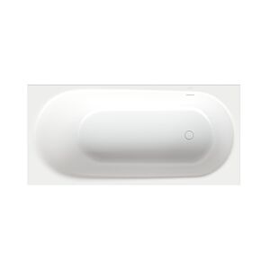 Bette BetteComodo bathtub 1642-004 170x75x45cm, overflow front, foot end right, noble white