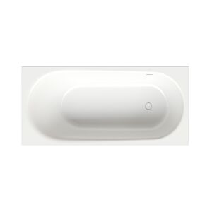Bette BetteComodo bathtub 1642-440 170x75x45cm, overflow in front, foot end right, snow