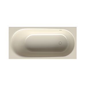 Bette BetteComodo Badewanne 1642-001PLUS 170x75x45cm, Überlauf vorne, Fußende rechts, Glasur, pergamon