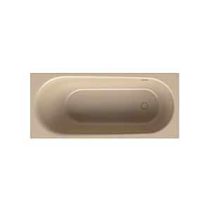 Bette BetteComodo bathtub 1640-003PLUS 170x75x45cm, overflow at the back, foot end on the right, glaze, bahama beige