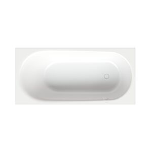 Bette BetteComodo baignoire 1622-004PLUS 170x75x45cm, trop-plein avant, côté pied droit, vernis, blanc noble