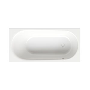 Bette BetteComodo bathtub 1622-440PLUS 170x75x45cm, overflow in front, foot end right, glaze, snow