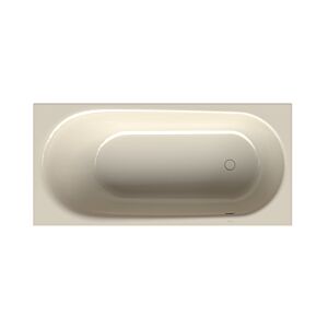 Bette BetteComodo bathtub 1622-001 170x75x45cm, overflow front, foot end right, pergamon