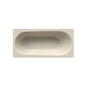 Bette BetteComodo Badewanne 1623-001 170x80x45cm, Überlauf vorne, Fußende rechts, pergamon