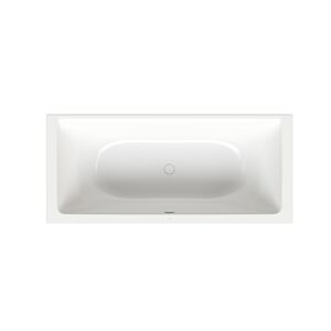 Bette BetteFree Badewanne 6830-440PLUS 180x80x45cm, Glasur, snow