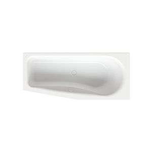 Bette Badewanne BetteLuna 2750000Plus 170x75cm,weiss GlasurPlus, schräges Fussende links