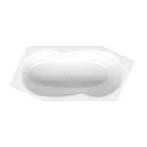 BetteMetric baignoire 6841000 206 x 90 cm, blanc, extrémité de pied gauche, trop - plein devant